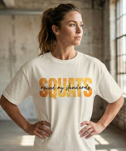 Squats Raised My Standards Oversized Classic T-Shirt
