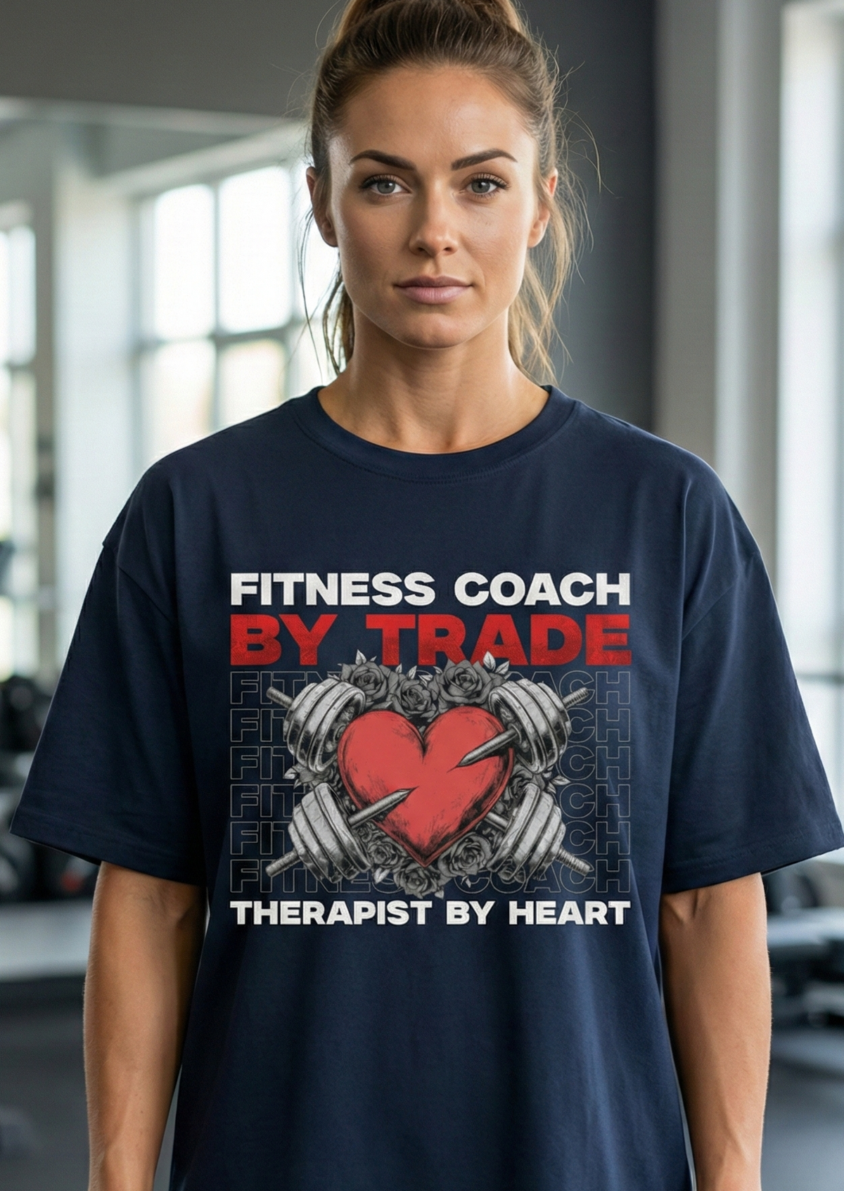 Fitness Coach By Trade Unisex Oversized Classic T-Shirt